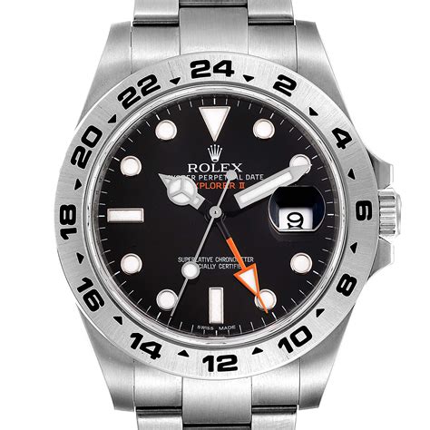 rolex explorer ii 42mm black review|Rolex Explorer II price new.